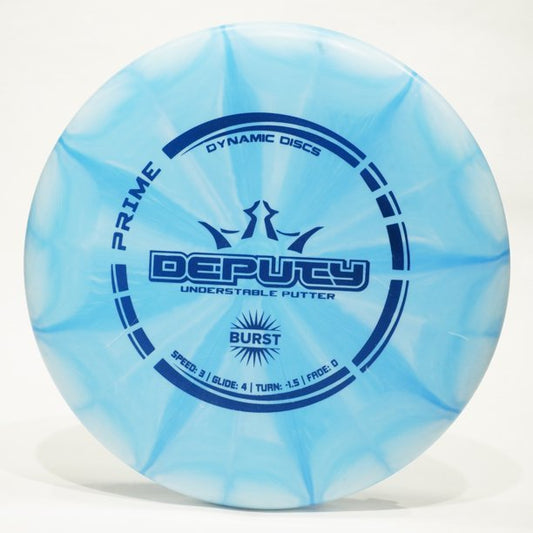 Dynamic Discs Prime Burst Deputy 176 g New Putter Blue