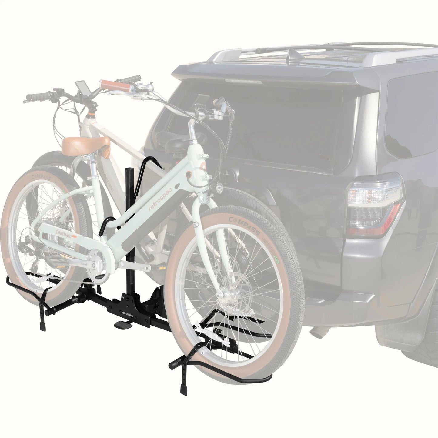 Endeavor Tray Hitch Mount Car E-Bike Rack Black 2 Bike Carrier