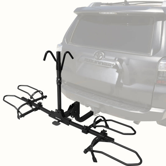 Endeavor Tray Hitch Mount Car E-Bike Rack Black 2 Bike Carrier