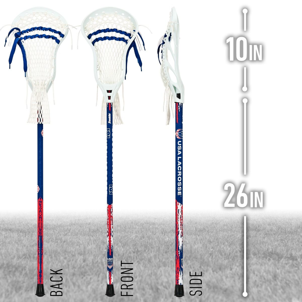 Franklin Kids Junior Lacrosse Stick New 36 In Youth Boys USA