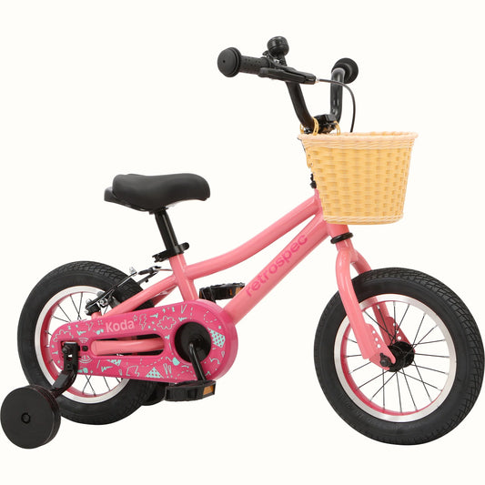 Koda 12" Kids' Bike (2-3 yrs) New Basket and Hand Brake Options