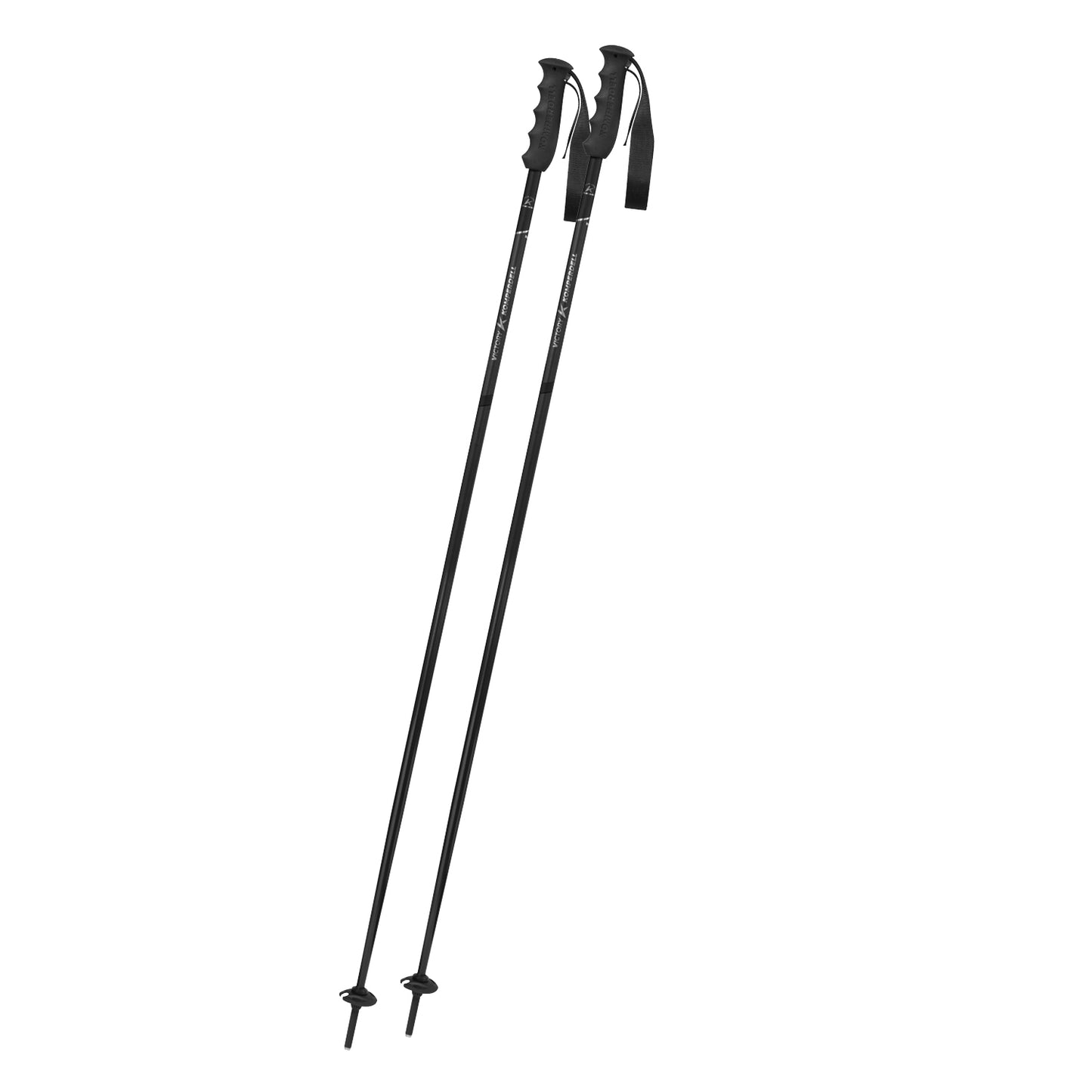 Komperdell Victory TI Ski Poles Midnight Gray Size 120 cm New
