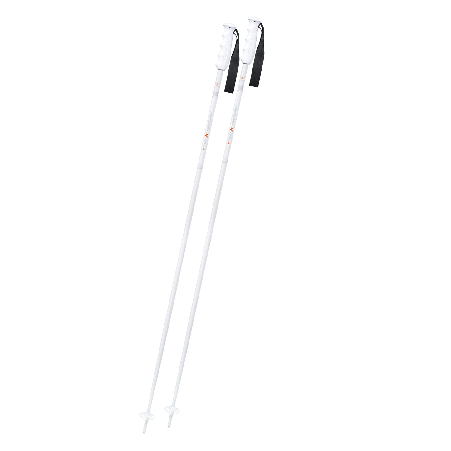 Komperdell Victory TI Ski Poles Bright White Size 120 cm New
