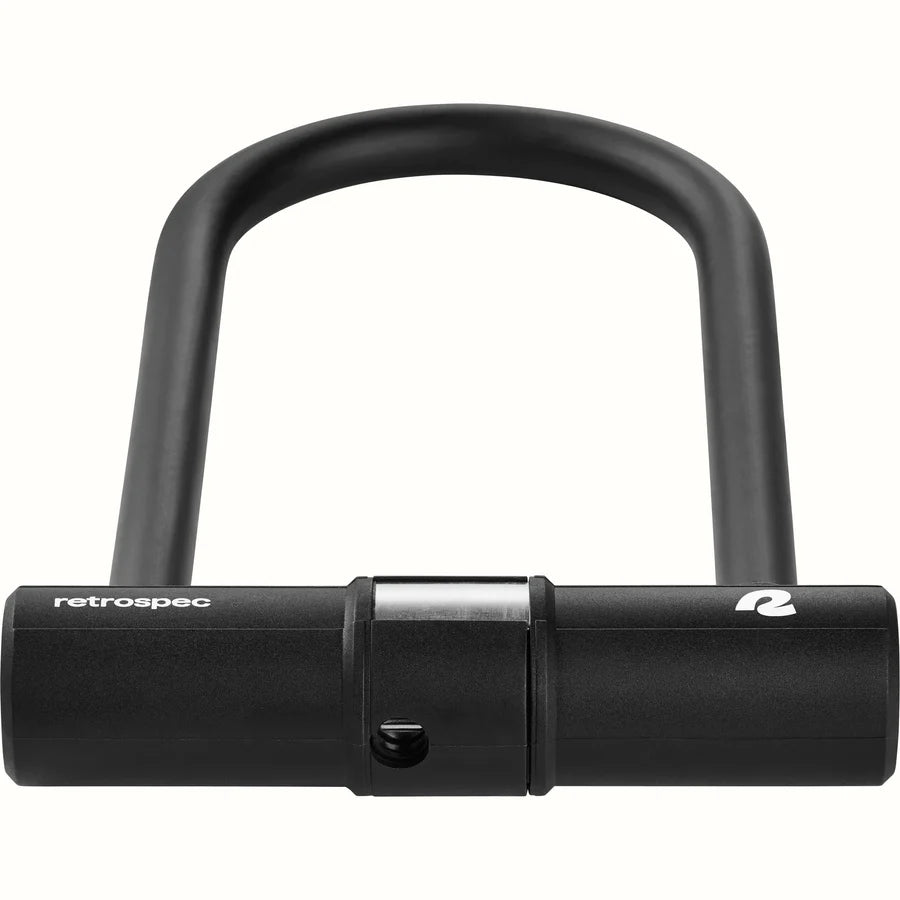 Retrospec Lookout U-Lock Bike Lock With Cable - 14mm New