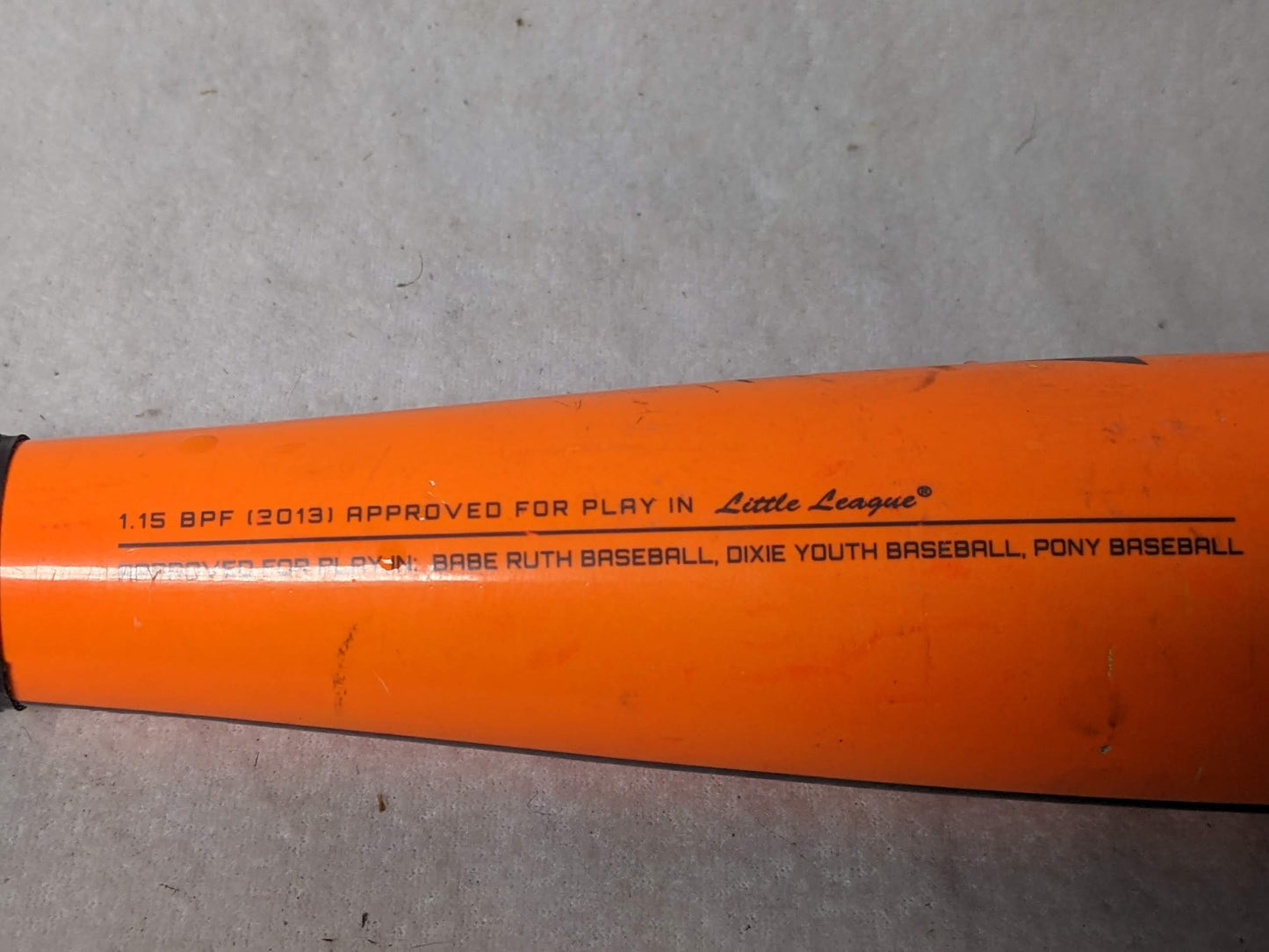 Easton Mako Aluminum Alloy Baseball Bat 26 In 13 Oz Color Orange Condition Used USSSA Little League