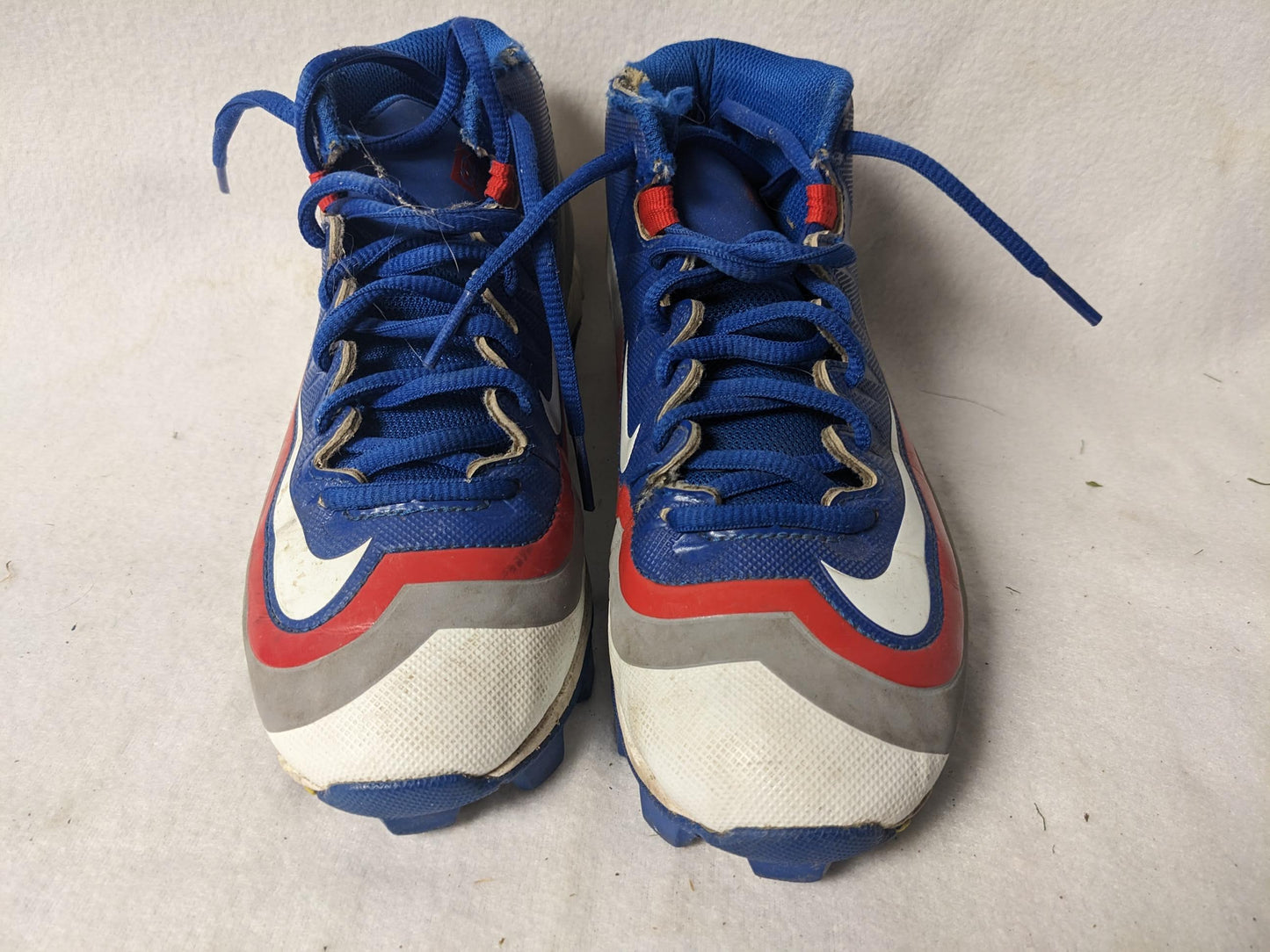 Nike Huarache Youth Cleat Size 3 Color Blue Condition Used
