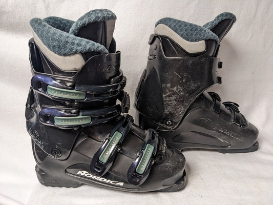 Nordica Trend CX Women's Ski Boots Size 25.5 Color Black Condition Used Item Cleaned Upon Intake