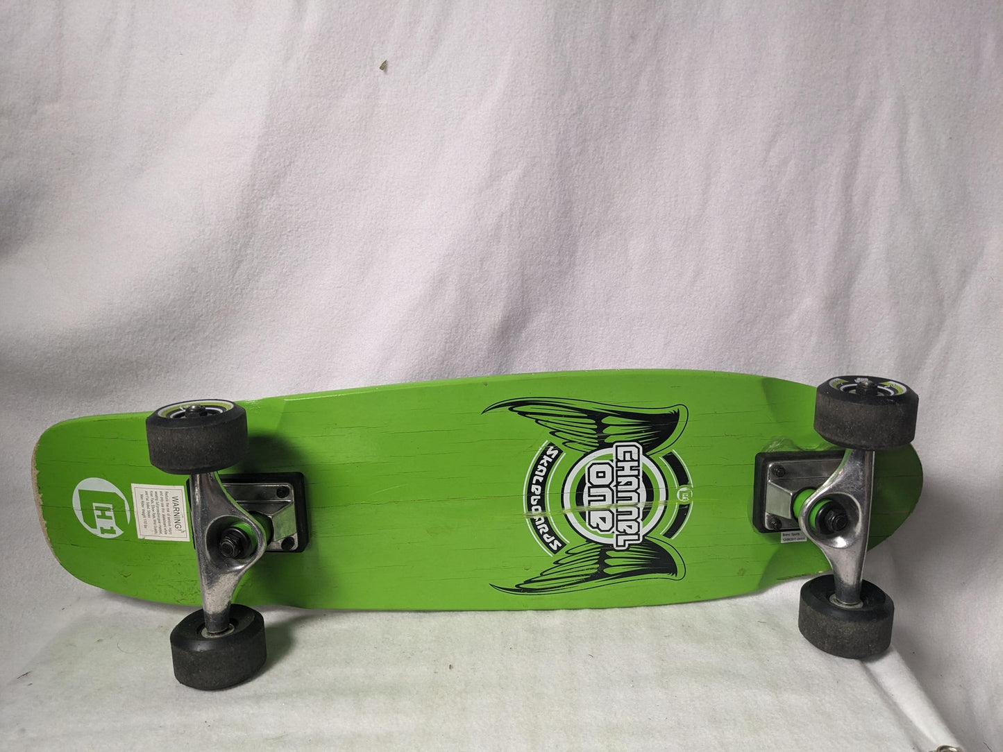 Channel One Skateboard Size 28 In Color Green Condition Used