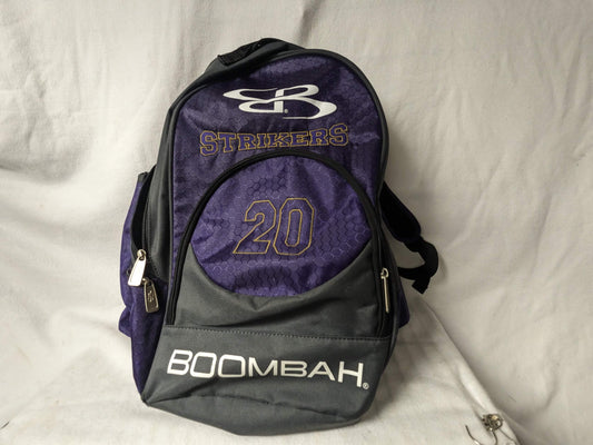 Boombah Baseball/Softball Gear Backpack Size 18 In x 12 In x 9 In Color Purple Condition Used