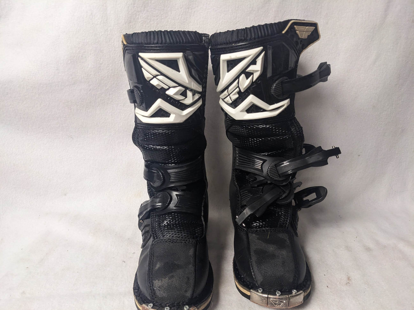 Fly Maverik Mini Youth MX Motocross Boots Size 3 Color Black Condition Used