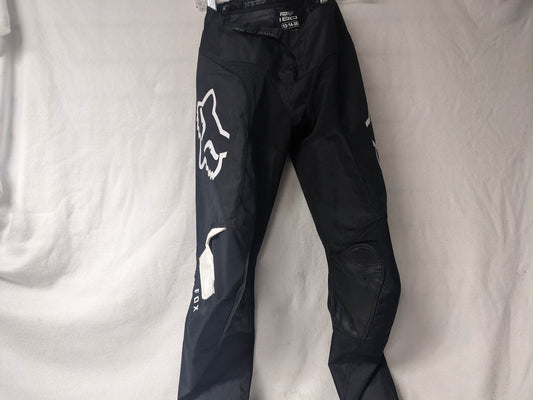 Fox MX Motocross Racing Pants Size 12-14 Waist 28 In Color Black Condition Used