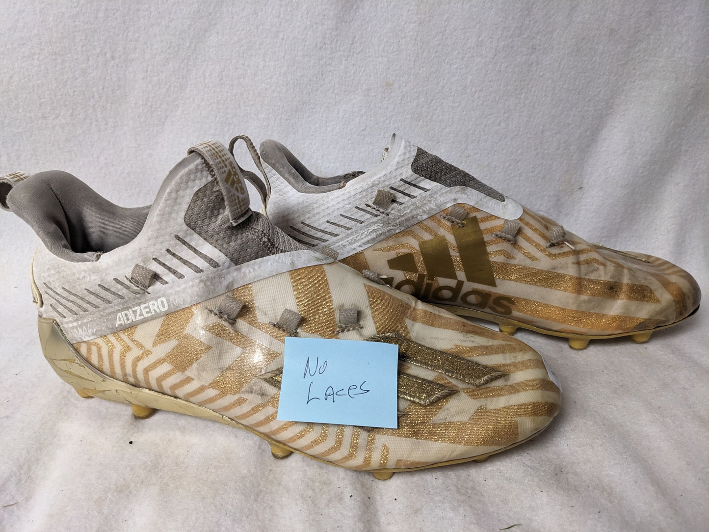 Adidas Adizero Cleats Size 8 Color Yellow Condition Used