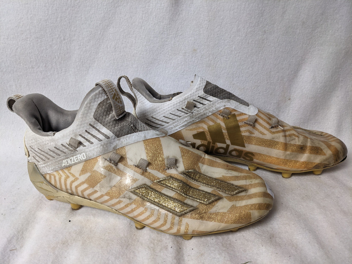 Adidas Adizero Cleats Size 8 Color Yellow Condition Used