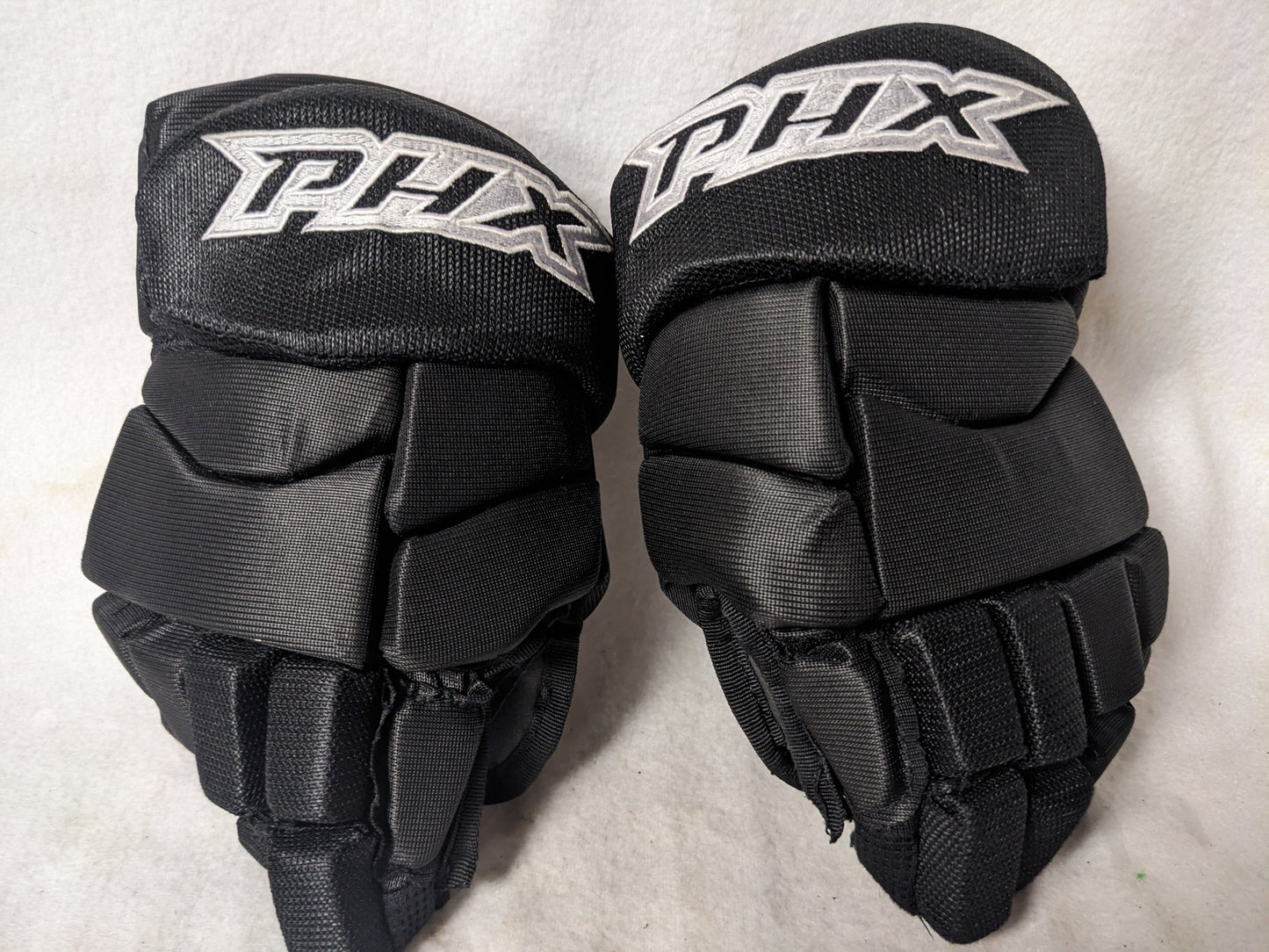 PHX Elite Youth Hockey Gloves Size 10 In Color Black Condition Used
