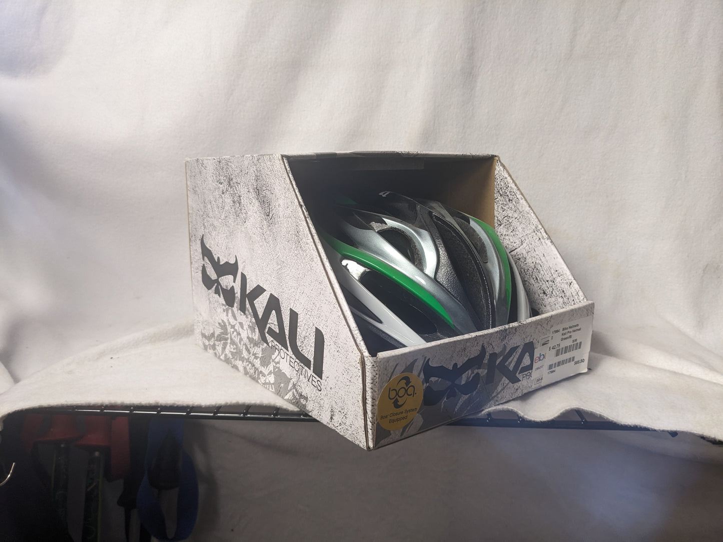Kali Protectives Bike Helmet S/M Green, Black and White New Clearance