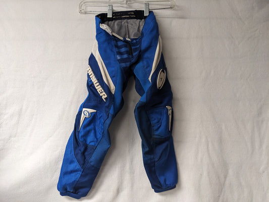 Answer MX Motocross Racing Pants (No Hip Pants) Size Youth 20 In Color Blue Condition Used