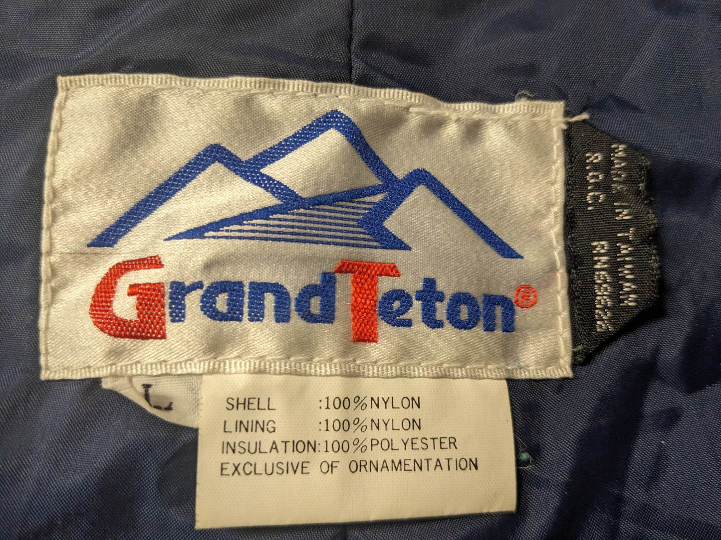 Grand Teton Ski/Snowboard Bibs Size Large Color Blue Condition Used
