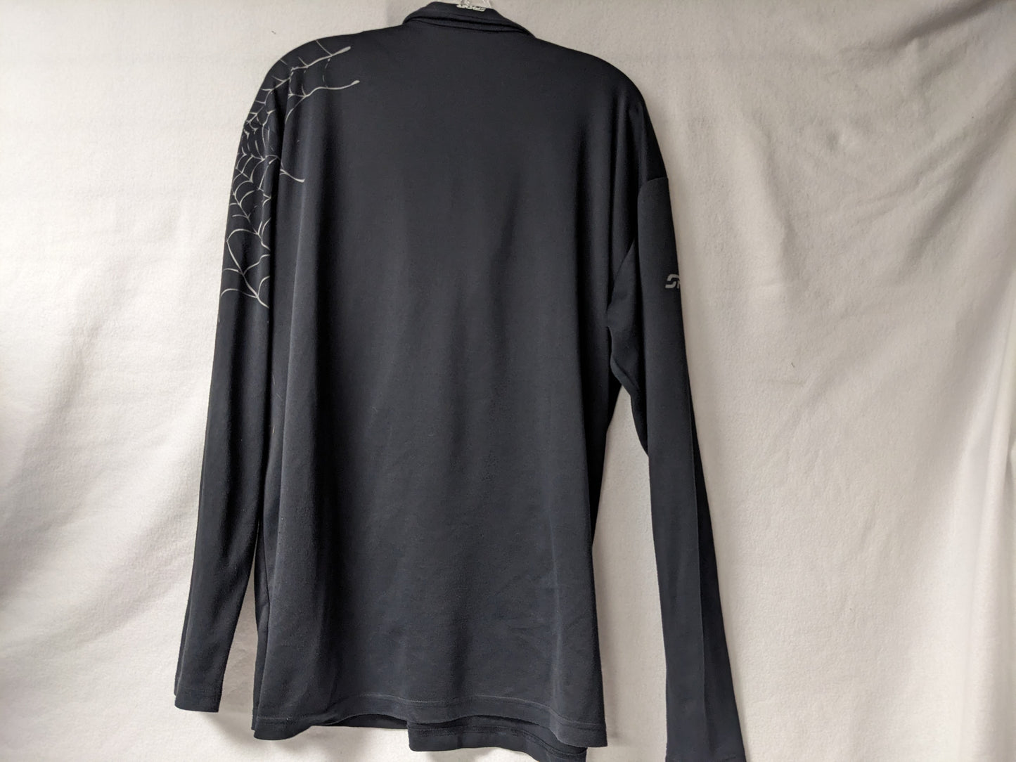 Spyder Long Sleeve Half Zip Shirt Size XL Color Black Condition Used