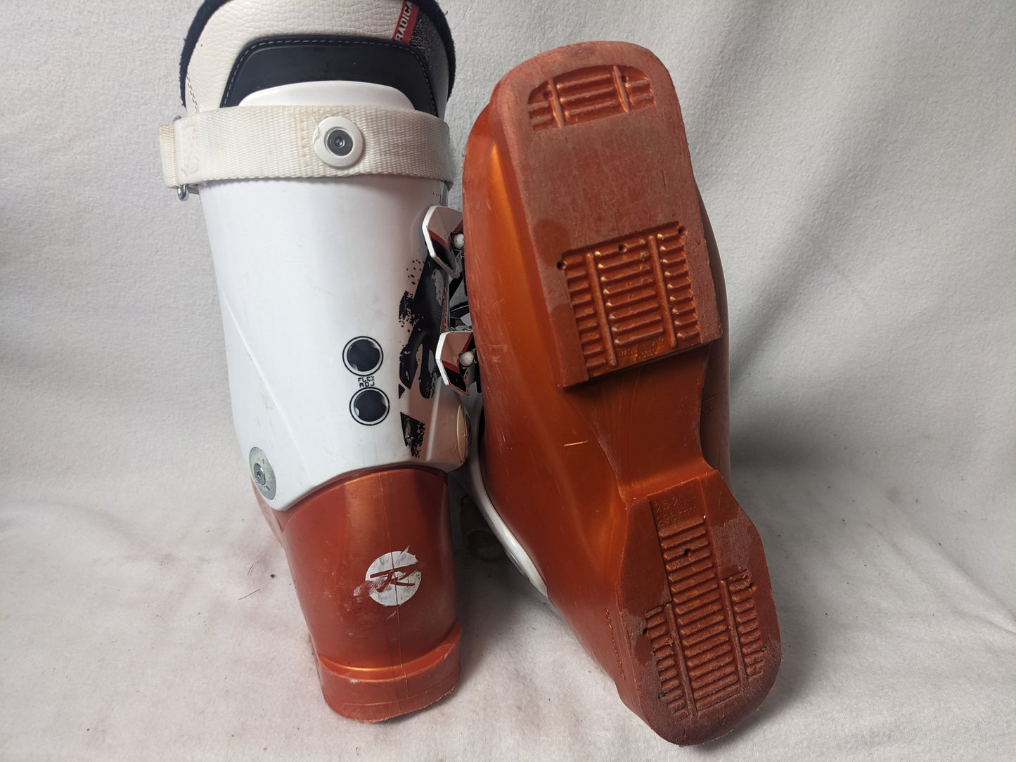 Rossignol World Cup SI 70 Ski Boots Size 25.5 Color Orange Condition Used