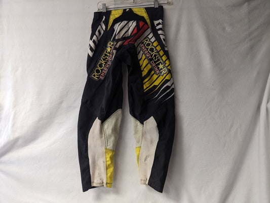 Thor Rock Star Youth MX Motocross Racing Pants No Hip Pads Size Youth Color Black Condition Used