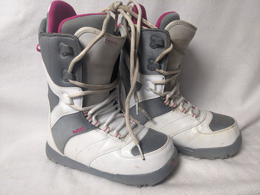 Burton Coco Women's Snowboard Boots Size Women's 9 Color Gray Condition Used