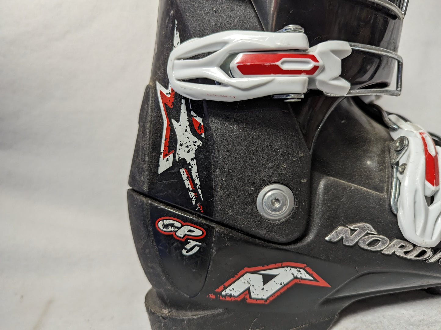 Nordica GP TJ Team Ski Boots Size 23.5 Black Condition Used