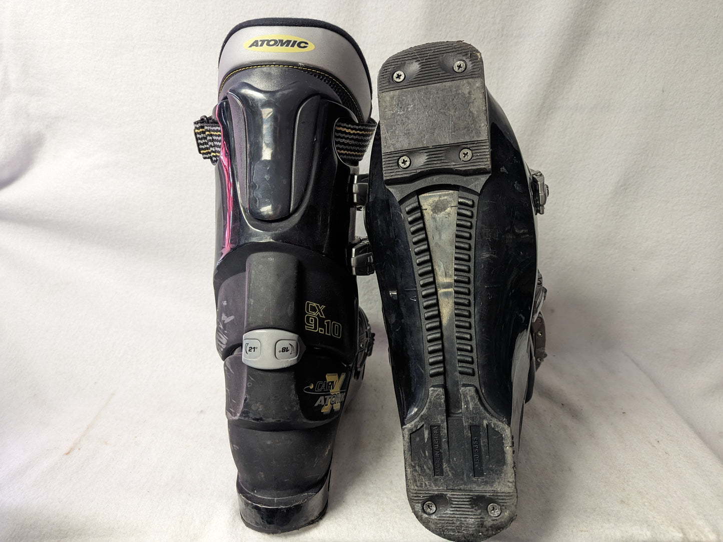 Atomic Carv X 9.10 Ski Boots Size 28 Color Black Condition Used