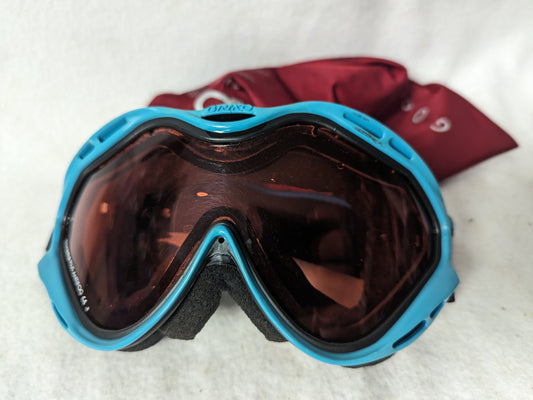 Briko Youth Ski/Snowboard Goggles Size Youth Color Blue Condition Used