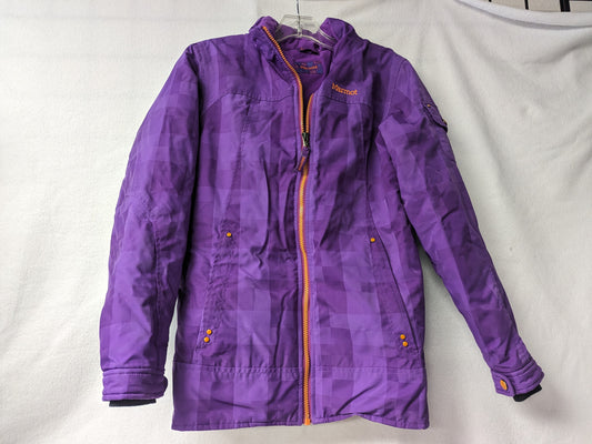 Marmot Youth Ski/Snowboard Jacket/Coat Size Youth Extra Large Color Purple Condition Used