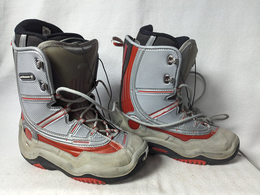 North Wave Snowboard Boots Size 8 Color Gray Condition Used