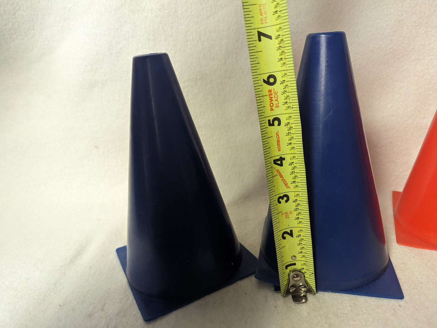 All Sport 4 Flexi Cones Size 7 In Color Red and Blue Condition Used