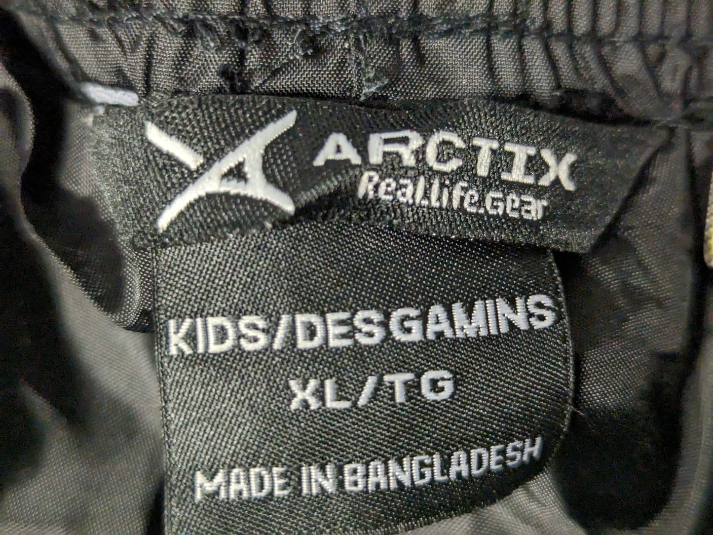 Arctix Ski/Snowboard Shell Pants Size Youth XL Color Black Condition Used