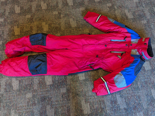 Jupa Insulated Youth Ski/Snowboard Snow Suit Size Youth Large Color Red Used