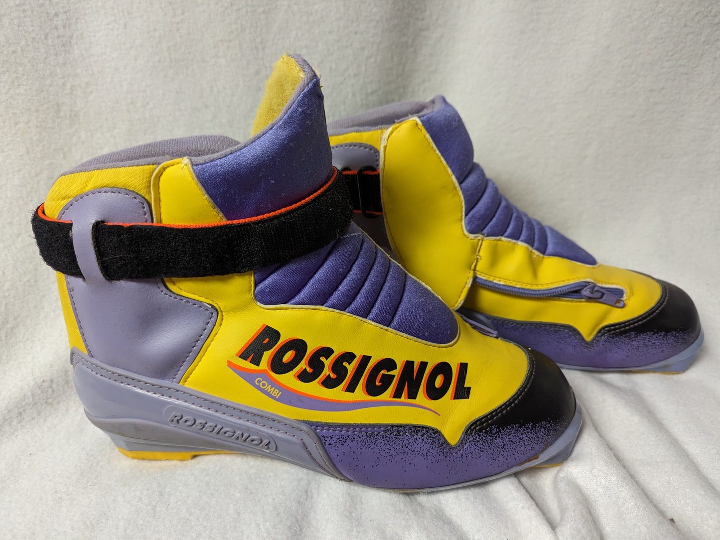 Rossignol Combi  XC Cross Country NNN II Ski Boots Size W8.5 Color Purple Condition Used