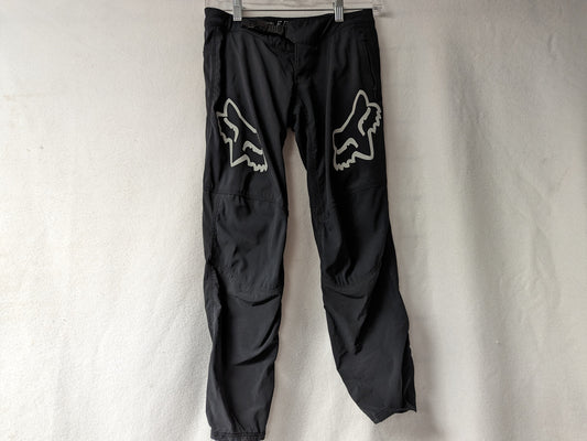 Fox Youth MX Motocross Shell Pants Size 26 In Waist Color Black Condition Used