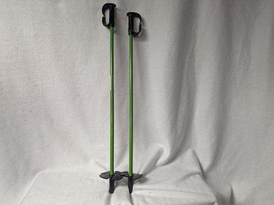 Toddler Ski Poles Size 65 Cm Color Green Condition Used