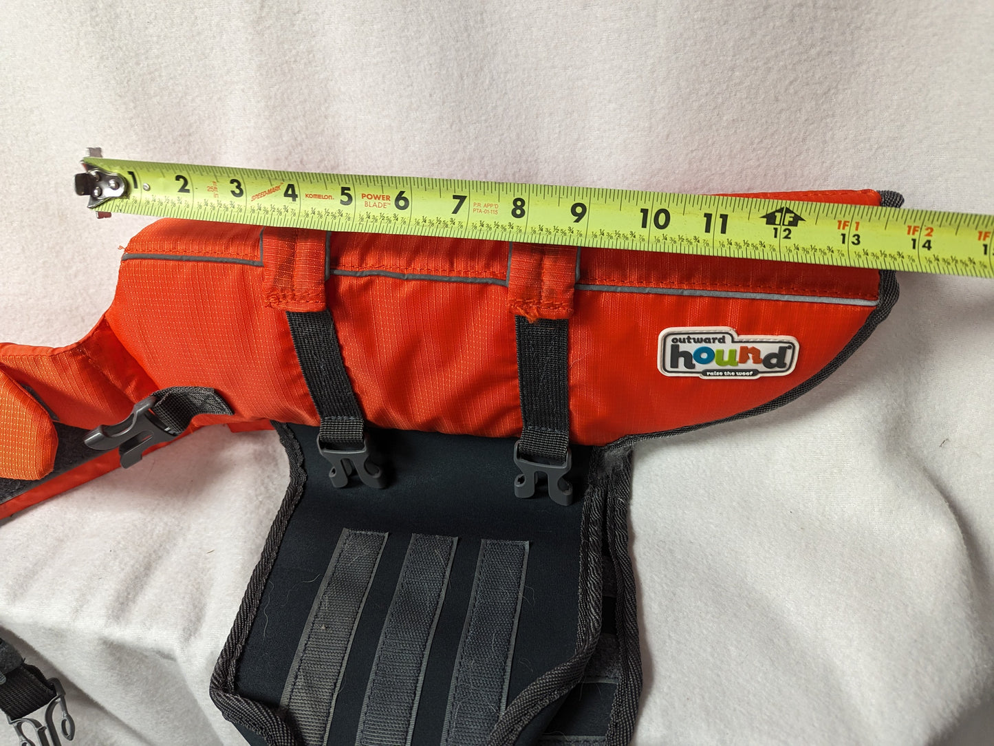 Hound Dog Floatation Jacket Size Medium Color Orange Condition Used