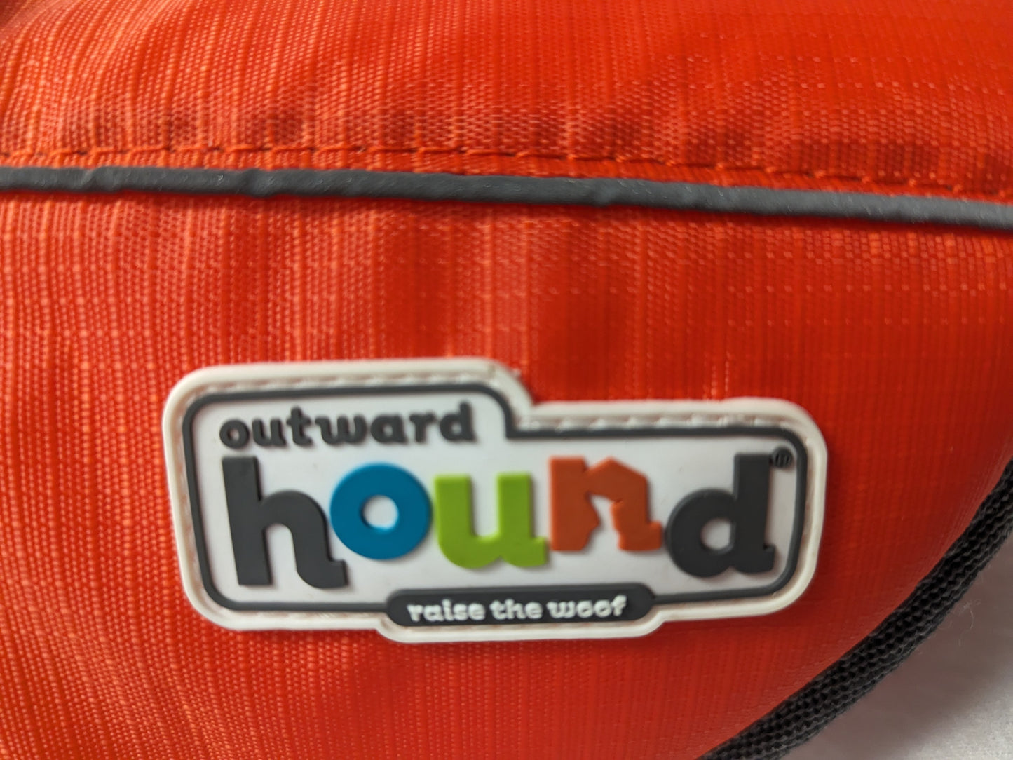Hound Dog Floatation Jacket Size Medium Color Orange Condition Used