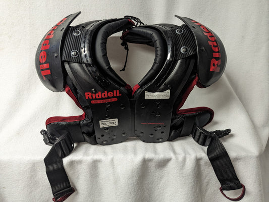 Riddell Z-Mate Youth Football Shoulder Pads Size Youth XS Color Black Condition Used