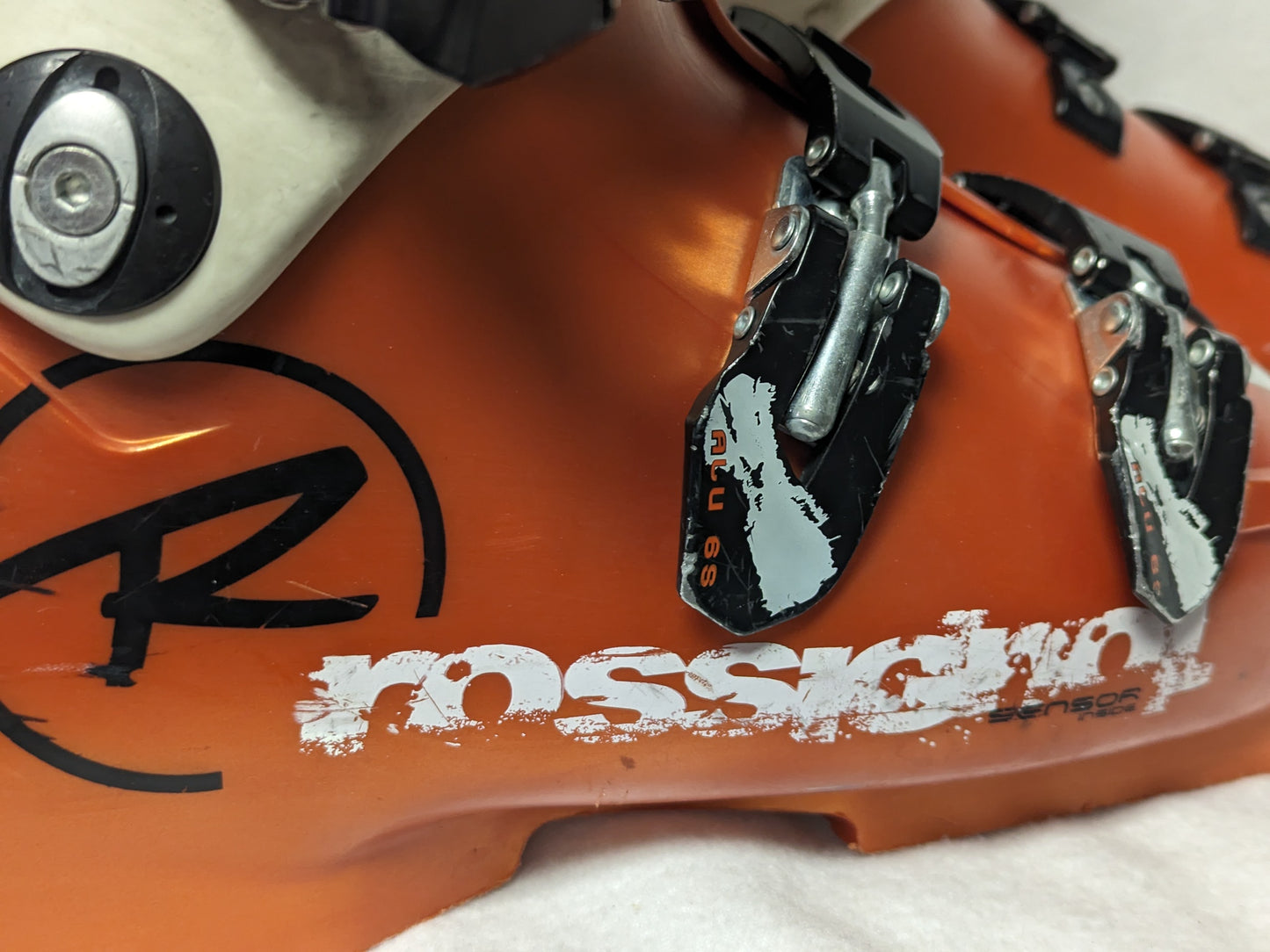 Rossignol World Cup 110 Ski Boots Size 25.5 Color Orange Condition Used