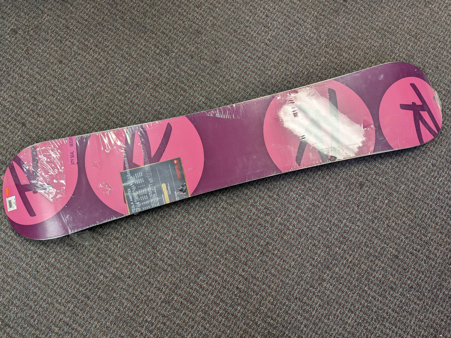 Rossignol Tesla Ampte Snowboard  *Deck Only*No Bindings* Size 139 Cm Color Purple Condition New with Tags