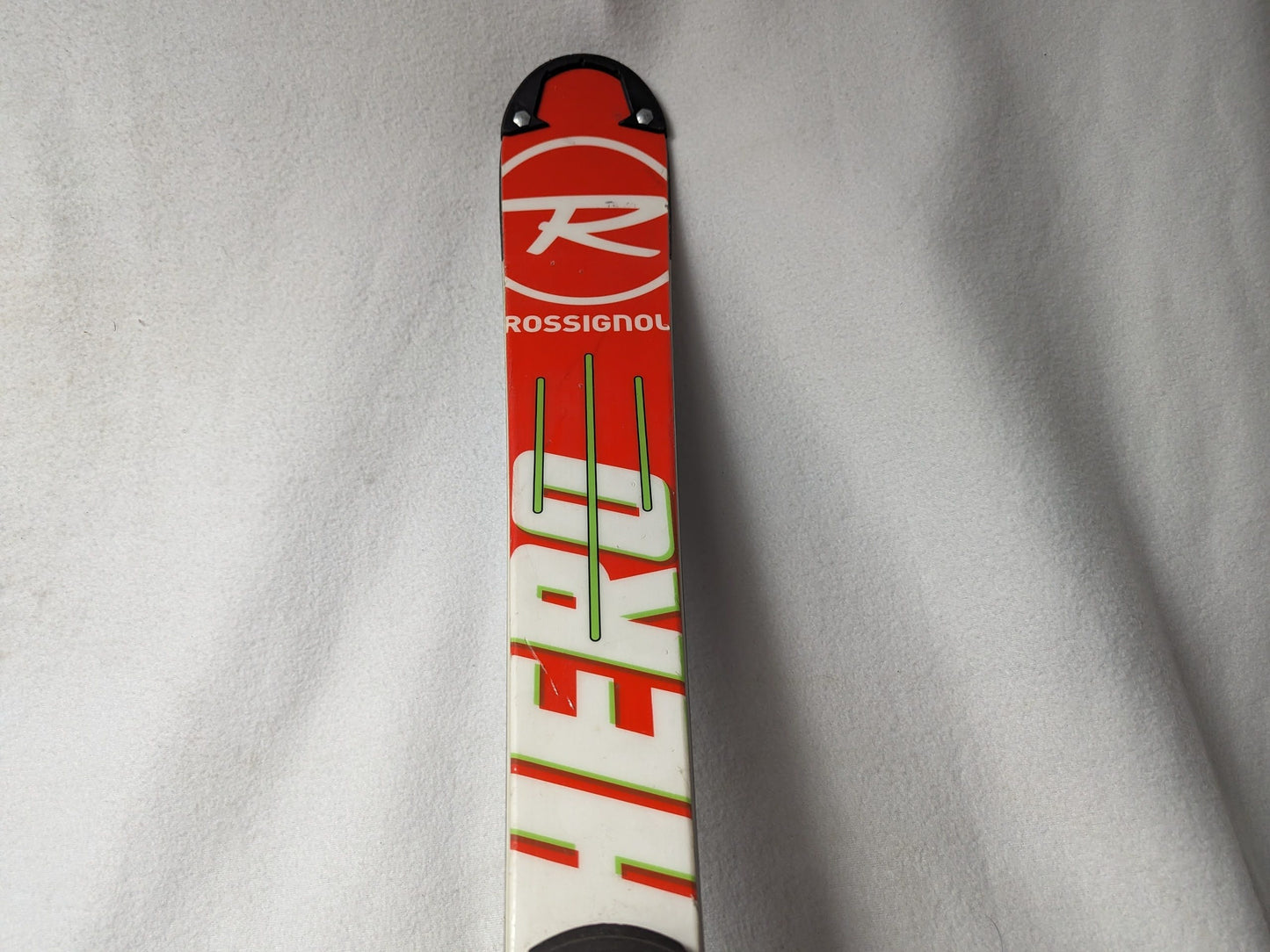 Rossignol Hero SL Pro Skis w/Look Bindings Size 132 Cm Color Orange Condition Used