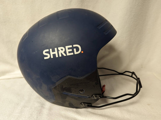 Shred Ski/Snowboard Helmet Size Large Color Blue Condition Used