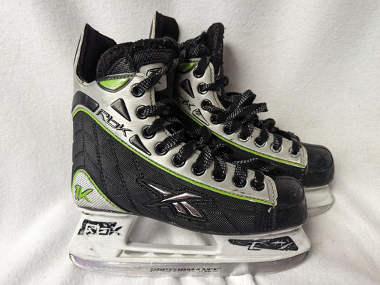RBK 1K Hockey Ice Skates Size 3 Color Black Condition Used