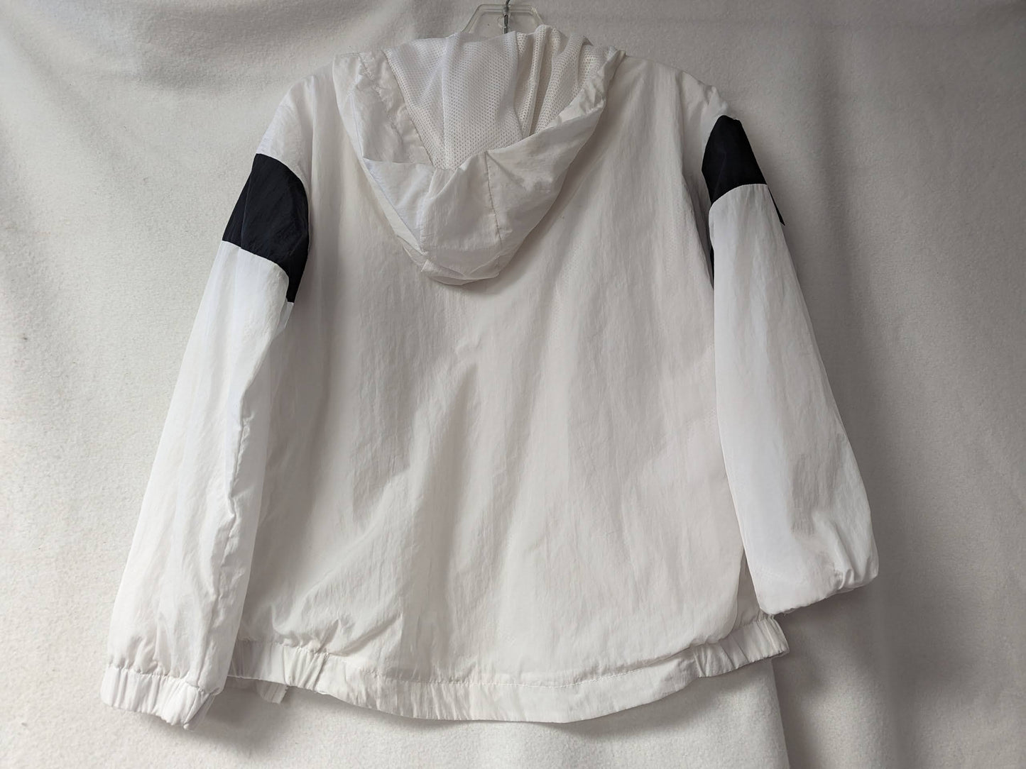 Adidas Hooded Youth Warm up Jacket Coat Size Youth Medium Color White Condition Used