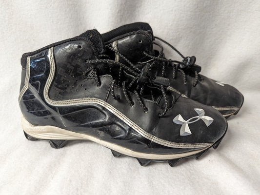 Under Armour Hammer Cleats Size 6 Color Black Condition Used