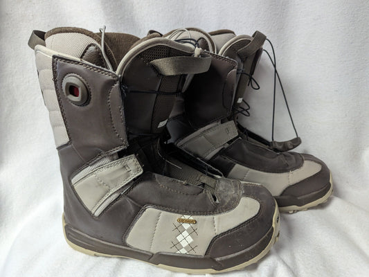 Salomon Brigade Snowboard Boots Size 7 Color Brown Condition Used