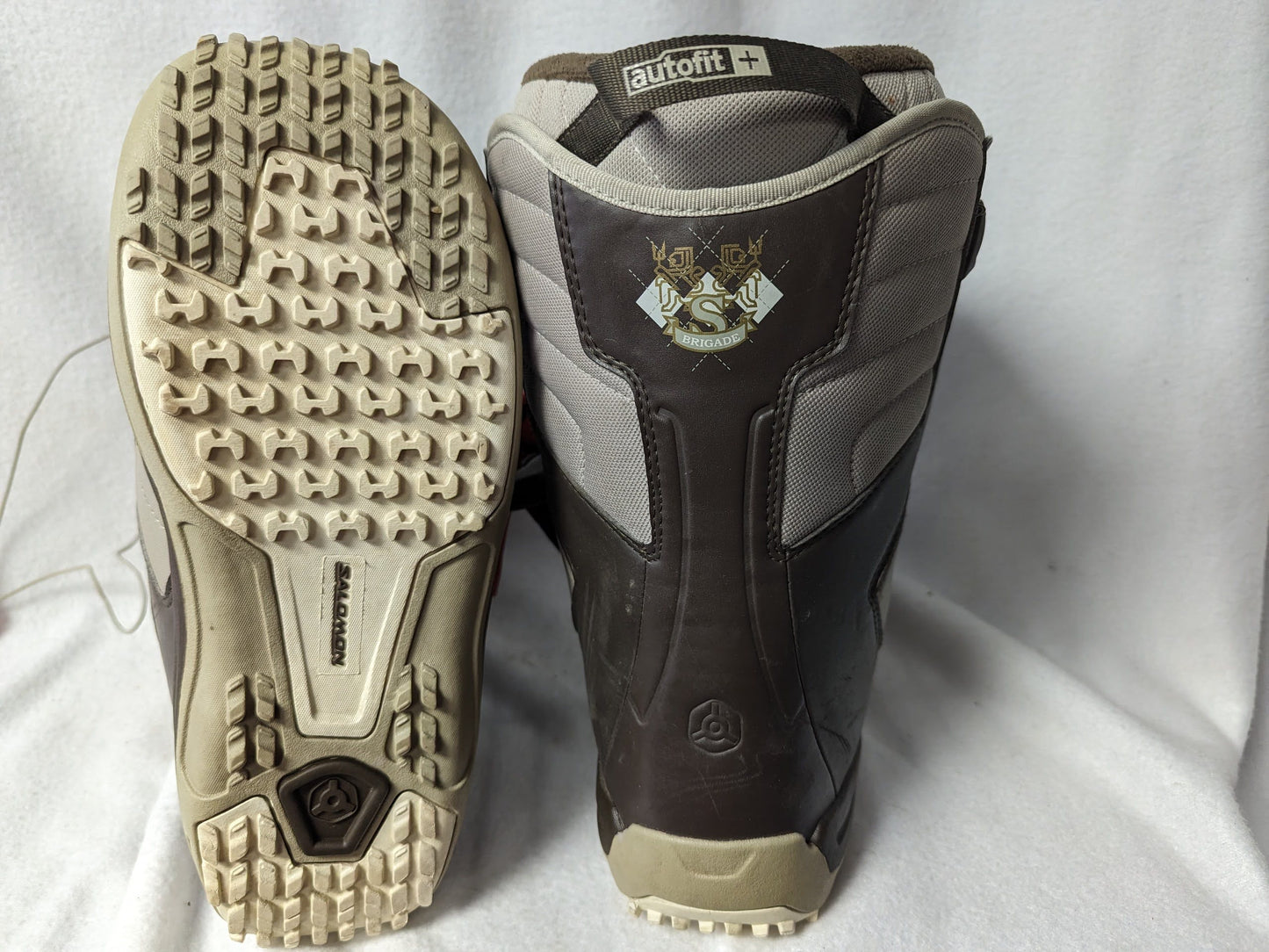 Salomon Brigade Snowboard Boots Size 7 Color Brown Condition Used