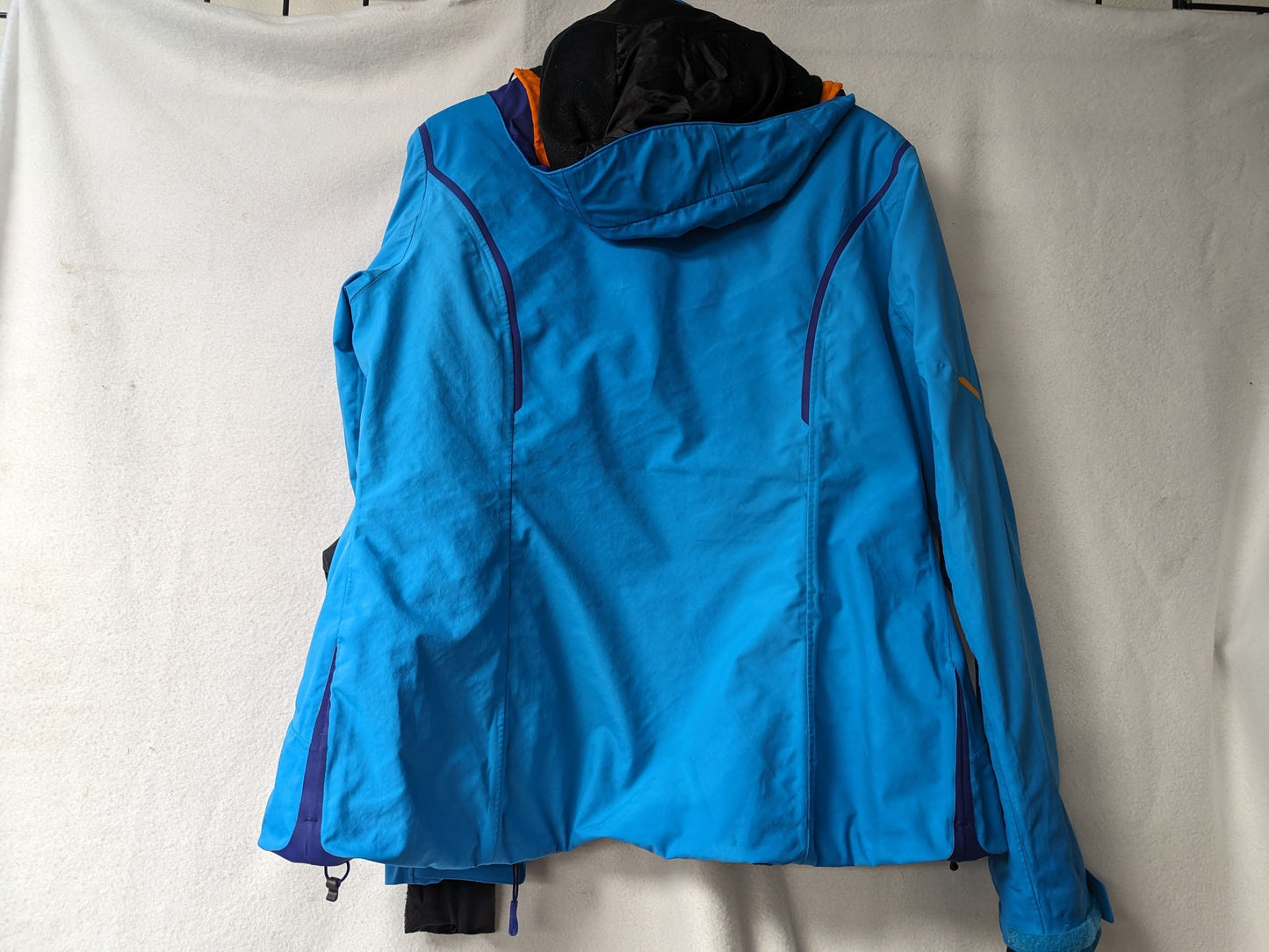 Eider Hooded Women's Insulated Ski/Snowboard Jacket Coat Size Women Medium Color Blue Condition Used