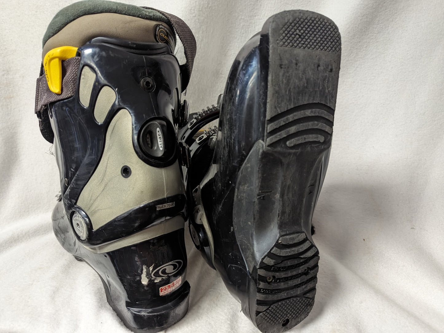 Salomon Evolution Series Ski Boots Size 25.5 Color Black Condition Used